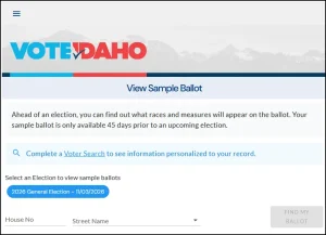 View & Download Sample Ballot